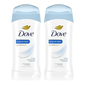 Antiperspirant Deodorant Stick Original Clean 2.6 oz 2PK | All Day Underarm Sweat & Odor Protection for Women. Invisible Solid