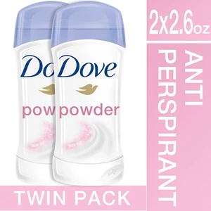 Antiperspirant Deodorant, Powder, Twin Pack (4 Count of 2.6 Ounce Each), 10.4 Ounce