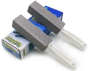 Pumice Cleaning Stone with Handle Pumice Stone for Toilet Bowl Household Cleaning 2 Pack