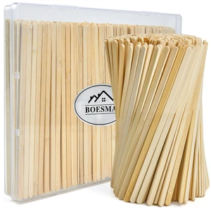 Bamboo Coffee Stirrers, 250 Count of Disposable Coffee Stir Sticks | Stir Sticks for Coffee Bar 5.5Inch, Stir Sticks with Smooth End, Sturdy, Coffee Stirs for Coffee, Cocktail, Hot Drinks Bamboo Coffee Stirrers, 250 Count of Disposable Coffee Stir Sticks | Stir Sticks for Coffee Bar 5.5Inch, Stir Sticks with Smooth End, Sturdy, Coffee Stirs for Coffee, Cocktail, Hot Drinks