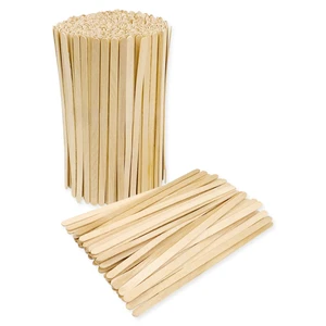 5.5inch Wooden Coffee Stirrers, 500 Count Disposable Stir Sticks for Coffee & Cocktails, Wooden Beverage Mixer with Smooth Ends, Swizzle Drink Sticks 5.5inch Wooden Coffee Stirrers, 500 Count Disposable Stir Sticks for Coffee & Cocktails, Wooden Beverage Mixer with Smooth Ends, Swizzle Drink Sticks