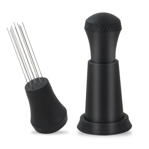 WDT Distribution Tool, Espresso Coffee Stirrer | - 0.4mm 10 Needles Espresso Stirrer, Espresso Distributor for Barista Espresso Machine Accessories - Black WDT Distribution Tool, Espresso Coffee Stirrer | - 0.4mm 10 Needles Espresso Stirrer, Espresso Distributor for Barista Espresso Machine Accessories - Black