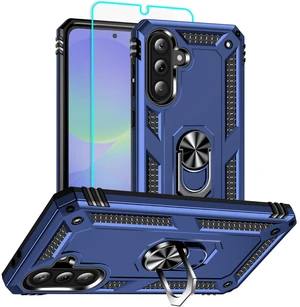 for Galaxy A36 5G Phone Case with Screen Protector: 360°Grade Rotatable Kickstand (Non-Slip) Military-Grade Drop and Shock Protection - Case for Samsung Galaxy A36 5G Blue for Galaxy A36 5G Phone Case with Screen Protector: 360°Grade Rotatable Kickstand (Non-Slip) Military-Grade Drop and Shock Protection - Case for Samsung Galaxy A36 5G Blue