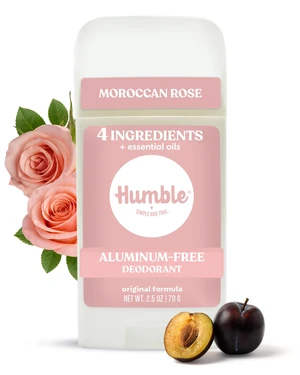 Aluminum-Free Deodorant, Moroccan Rose - 1 Pack | Fresh & Natural Deodorant Stick with Essential Oils, Long-Lasting Odor Control, Cruelty-Free, Men & Women Aluminum-Free Deodorant, Moroccan Rose - 1 Pack | Fresh & Natural Deodorant Stick with Essential Oils, Long-Lasting Odor Control, Cruelty-Free, Men & Women