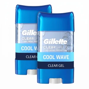 Antiperspirant and Deodorant for Men, Clear Gel, Cool Wave Scent, 2.85 oz (Pack of 2)