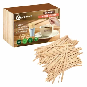 5.5 1000pcs Birchwood Coffee Stirrers Eco-Friendly Wooden Stir Sticks for Hot & Cold Drinks Compostable, Disposable, Natural Wood, Smooth Finish Bulk for Coffee Bar, Office, Cafe 5.5 1000pcs Birchwood Coffee Stirrers Eco-Friendly Wooden Stir Sticks for Hot & Cold Drinks Compostable, Disposable, Natural Wood, Smooth Finish Bulk for Coffee Bar, Office, Cafe