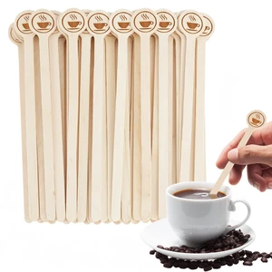 150Pcs Coffee Stirrers Stir Sticks Wooden Beverage Mixer with Round Ends | 5.9 Inch Disposable Environmentally Friendly Biodegradable Cafe Grade Beverage Stir Sticks for Coffee Cocktails Milk Tea 150Pcs Coffee Stirrers Stir Sticks Wooden Beverage Mixer with Round Ends | 5.9 Inch Disposable Environmentally Friendly Biodegradable Cafe Grade Beverage Stir Sticks for Coffee Cocktails Milk Tea