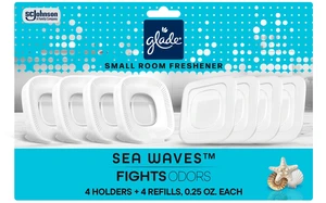 Small Room Freshener Starter Kits, Sea Waves, 4 Devices + 4 Refills, 1.0 fl oz Small Room Freshener Starter Kits, Sea Waves, 4 Devices + 4 Refills, 1.0 fl oz