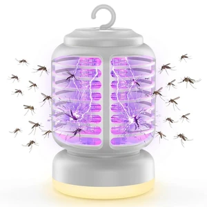Upgraded Bug Zapper for Home & Camping, Rechargeable Electric Mosquito Killer with USB Charging, Cordless Fly Zapper for Indoor Living Room, RV, Bedroom, Camping Tent, Efficient Insect Trap,Grey Upgraded Bug Zapper for Home & Camping, Rechargeable Electric Mosquito Killer with USB Charging, Cordless Fly Zapper for Indoor Living Room, RV, Bedroom, Camping Tent, Efficient Insect Trap,Grey
