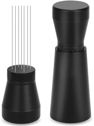 Coffee Stirrer Tool, Coffee Stirring Tamper WDT Distribution Tool, Needle Distribution Tool Espresso, WDT Tool Espresso with Stand Black, WDT Tool Espresso Needle Coffee Stirrer Tool, Coffee Stirring Tamper WDT Distribution Tool, Needle Distribution Tool Espresso, WDT Tool Espresso with Stand Black, WDT Tool Espresso Needle