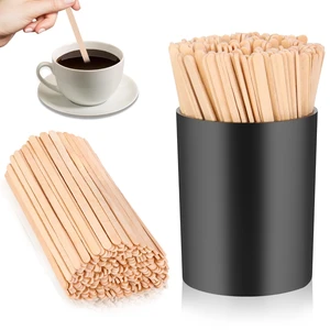 200 PCS Coffee Stirrer and Holder Set Wooden Coffee Stir Sticks 5.5 Inch Disposable Drink Stirrers Beverage Stirrer Sticks for Coffee (Wood & Black, 5.5 Inch Coffee Stirrers) 200 PCS Coffee Stirrer and Holder Set Wooden Coffee Stir Sticks 5.5 Inch Disposable Drink Stirrers Beverage Stirrer Sticks for Coffee (Wood & Black, 5.5 Inch Coffee Stirrers)
