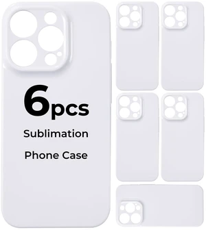 Sublimation Phone Case Blanks - 6 Pack for iPhone16Pro Max Glossy | Hard PC Sublimation Cases with Precision Cutouts, Scratch-Resistant Coating Custom Phone Case with Full Printable Surface Sublimation Phone Case Blanks - 6 Pack for iPhone16Pro Max Glossy | Hard PC Sublimation Cases with Precision Cutouts, Scratch-Resistant Coating Custom Phone Case with Full Printable Surface