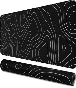 Mouse Pad Gaming, 31.5" x 15.7" Large Extended Mousepad With Stitched Edge | Large Mousepad Waterproof Surface & Non-Slip Rubber Base XXL Long Keyboard Mat for Gamer Office Home