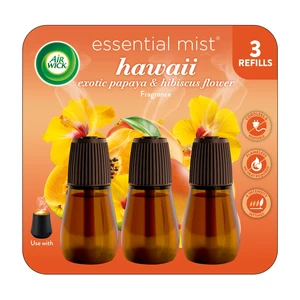 Essential Mist Refill Hawaii Exotic Papaya & Hibiscus Flower 3ct | Air Wick Essentail Mist refill for a scented diffuser; tropical fragrance for home, bedroom or bathroom. Use as directed Essential Mist Refill Hawaii Exotic Papaya & Hibiscus Flower 3ct | Air Wick Essentail Mist refill for a scented diffuser; tropical fragrance for home, bedroom or bathroom. Use as directed