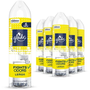 Air Freshener Room Spray, Lemon, Odor Fighting to Deliver Long Lasting Freshness, 7.3 Oz, 6 Count Air Freshener Room Spray, Lemon, Odor Fighting to Deliver Long Lasting Freshness, 7.3 Oz, 6 Count