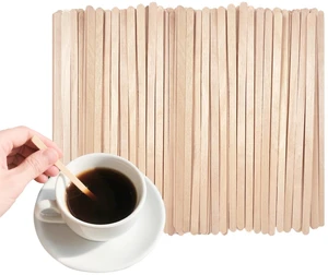1000 Pack Birch Wood Coffee Stirrers, 7 Inch Sturdy Coffee Stir Sticks, Smooth Round Ends, Splinter-Free Disposable Stir Sticks for Coffee, Cocktails, Office, Home Use 1000 Pack Birch Wood Coffee Stirrers, 7 Inch Sturdy Coffee Stir Sticks, Smooth Round Ends, Splinter-Free Disposable Stir Sticks for Coffee, Cocktails, Office, Home Use