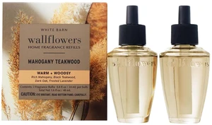 Wallflowers Refills, Mahogany Teakwood Scent, 2 Pack | Plug-In Air Freshener, Mahogany Teakwood Scent, up to 30 Days of Fragrance, Flameless Air Freshener Refill Wallflowers Refills, Mahogany Teakwood Scent, 2 Pack | Plug-In Air Freshener, Mahogany Teakwood Scent, up to 30 Days of Fragrance, Flameless Air Freshener Refill