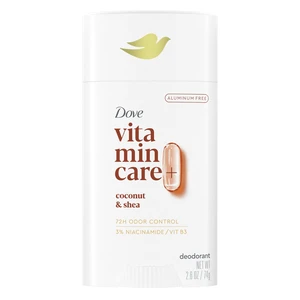 Coconut & Shea Butter VitaminCare+ Aluminum-Free Deo Stick, 2.6 oz | 72 Hour Breathable Odor Protection for Women