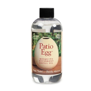 Patio Egg Refill Oil 8 Fl Oz | Essential Oil Blend with Geraniol & Lemongrass Mosquito Deterrent Patio Egg Refill DEET-Free, Long-Lasting, Natural Scent Patio Egg Refill Oil 8 Fl Oz | Essential Oil Blend with Geraniol & Lemongrass Mosquito Deterrent Patio Egg Refill DEET-Free, Long-Lasting, Natural Scent