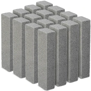 Pumice Stone for Toilet Cleaning, Value Pack 16 Pcs | Non Scratch, for Removing Stubborn Hard Water Stain on Toilet Bowl, Tile, Kitchen, Easy to Use