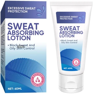 Antiperspirant Sweat Absorbing Lotion, Moisturizing Formula for Men & Women, Long- Lasting Sweatblock Cream for Forehead, Scalp, Cheeks & Armpit, Oil Control Matte Finish