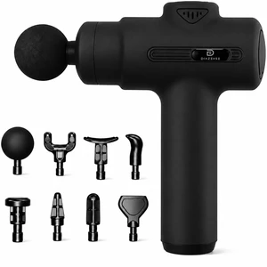 Massage Gun Deep Tissue, Handheld Neck Massager, Portable - 6 Adjustable Vibration Levels, Electric Back Massagers for Athletes, Home & Gym, Mothers Day Gifts (Black) Massage Gun Deep Tissue, Handheld Neck Massager, Portable - 6 Adjustable Vibration Levels, Electric Back Massagers for Athletes, Home & Gym, Mothers Day Gifts (Black)