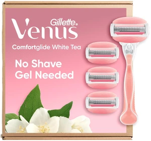 ComfortGlide White Tea Women's Razor 1 Handle + 4 Blade Refills ComfortGlide White Tea Women's Razor 1 Handle + 4 Blade Refills