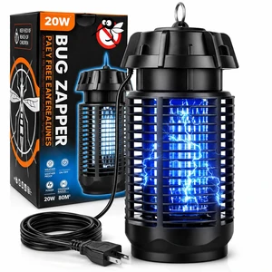 Bug Zapper Indoor IP66 Waterproof Mosquito Killer for Patio & Home | 365nm UV light attracts flying insects to 4200V grid; 360° coverage, LED night light, plug-in control and quick-clean tray. Bug Zapper Indoor IP66 Waterproof Mosquito Killer for Patio & Home | 365nm UV light attracts flying insects to 4200V grid; 360° coverage, LED night light, plug-in control and quick-clean tray.