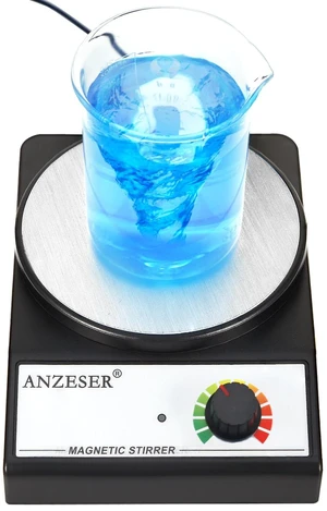 Magnetic Stirrer, Compact Round Simple Design Magnetic Stir Plate | Corrosion-Resistant Top Plate, with PTFE Stir Bar, Max Stirring Capacity 3000mL Magnetic Mixer, 3000RPM Lab Stirrer Magnetic Stirrer, Compact Round Simple Design Magnetic Stir Plate | Corrosion-Resistant Top Plate, with PTFE Stir Bar, Max Stirring Capacity 3000mL Magnetic Mixer, 3000RPM Lab Stirrer
