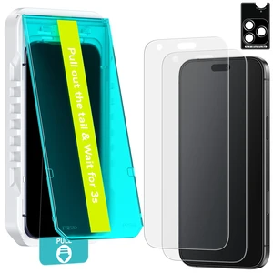 2+1 Pack for iPhone 18 Pro Matte Glass Screen Protector | Face ID Compatible, 6.3, 4X Stronger Tempered Glass, Anti-Glare Anti-Fingerprint, 1 Set Camera Lens Protector, Auto Fit Box 2+1 Pack for iPhone 18 Pro Matte Glass Screen Protector | Face ID Compatible, 6.3, 4X Stronger Tempered Glass, Anti-Glare Anti-Fingerprint, 1 Set Camera Lens Protector, Auto Fit Box