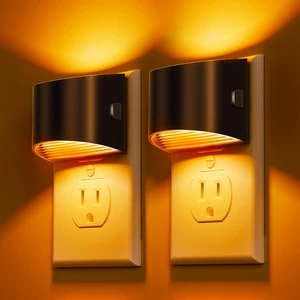 Night Light 2 Pack, Night Lights Plug into Wall, 1600K Amber | Dusk to Dawn Sensor Nightlight, 3 Level Brightness Adjustable, Mood Lighting Night Light 2 Pack, Night Lights Plug into Wall, 1600K Amber | Dusk to Dawn Sensor Nightlight, 3 Level Brightness Adjustable, Mood Lighting