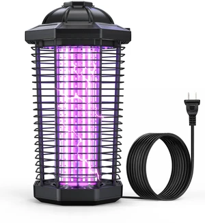 Bug Zapper Indoor Outdoor, Fly Trap Mosquito Trap with 4200V High-Voltage Grid & 6.5 ft Power Cord, Mosquito Zapper, Fly Killer & Fly Zapper with Replaceable Lamp Tube Bug Zapper Indoor Outdoor, Fly Trap Mosquito Trap with 4200V High-Voltage Grid & 6.5 ft Power Cord, Mosquito Zapper, Fly Killer & Fly Zapper with Replaceable Lamp Tube