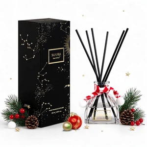 Christmas Reed Diffuser Set,Spiced Apple & Cinnamon,3.38fl.oz | Includes 6 Fiber Reeds,Reed Diffuser for Home,Bathroom & Bedroom Decor,Office Decor,Air Freshener & Gift for Any Occasion Christmas Reed Diffuser Set,Spiced Apple & Cinnamon,3.38fl.oz | Includes 6 Fiber Reeds,Reed Diffuser for Home,Bathroom & Bedroom Decor,Office Decor,Air Freshener & Gift for Any Occasion