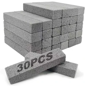 30 Pack Pumice Stone for Toilet Bowl CleaningScouring Stick Remove Toilet Bowl Hard Water RingsPumice Stone for CleaningToilet, Bathtubs, Kitchen Sink, Grill, Household 30 Pack Pumice Stone for Toilet Bowl CleaningScouring Stick Remove Toilet Bowl Hard Water RingsPumice Stone for CleaningToilet, Bathtubs, Kitchen Sink, Grill, Household