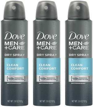 Dry Spray Antiperspirant, Clean Comfort 3.8 oz (Pack of 3) Dry Spray Antiperspirant, Clean Comfort 3.8 oz (Pack of 3)
