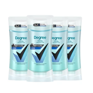 Antiperspirant for Women Pure Clean 2.6 oz, Pack of 4 | Protects from Deodorant Stains