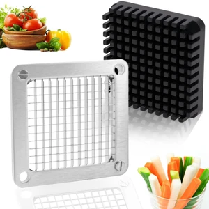 1/4" Replacement Dicer Chopper Blade with Pusher Block | Stainless Steel Commercial Vegetable Chopper Replacement Blade, Uniform Cuts for Onion Dicer Tomato Dicer French Fries Cutter 1/4" Replacement Dicer Chopper Blade with Pusher Block | Stainless Steel Commercial Vegetable Chopper Replacement Blade, Uniform Cuts for Onion Dicer Tomato Dicer French Fries Cutter