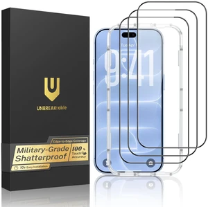 3-Pack Screen Protector for iPhone 18 Pro, Full Coverage | Tempered Glass 9H Hardness, 99.99% HD Clear, Easy to Install, Bubble-Free, Anti-Fingerprint, Anti-Scratch, 99% Cases Friendly 3-Pack Screen Protector for iPhone 18 Pro, Full Coverage | Tempered Glass 9H Hardness, 99.99% HD Clear, Easy to Install, Bubble-Free, Anti-Fingerprint, Anti-Scratch, 99% Cases Friendly
