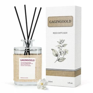 Lily Scent Reed Diffuser Set with 10 Diffuser Sticks, 5.1 oz | Long Lasting & Elegant Home Fragrance Oils for Bathroom Bedroom Office Shelf Decor, Air Fresheners with Natural Linen Design Lily Scent Reed Diffuser Set with 10 Diffuser Sticks, 5.1 oz | Long Lasting & Elegant Home Fragrance Oils for Bathroom Bedroom Office Shelf Decor, Air Fresheners with Natural Linen Design