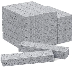 30 Pack Pumice Stone Toilet Bowl Cleaner, Pumice Scouring Stick | Pumice Stone for Cleaning Limescale, Hard Water Stains & Rust from Toilets, Tubs, Grills, Pools and More