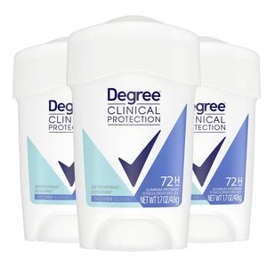 Clinical Protection Antiperspirant Deodorant, 3 Count, 1.6 oz | For high-pressure and active days, provides 96-hour protection across 5x types of sweat.