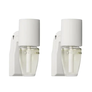 Wallflowers Fragrance Plug, White Scent Control, 2 Pack | Plug-In Air Freshener Devices with 3 Intensity Levels for Customized Scent Control in Bedrooms, Bathrooms & Living Spaces Wallflowers Fragrance Plug, White Scent Control, 2 Pack | Plug-In Air Freshener Devices with 3 Intensity Levels for Customized Scent Control in Bedrooms, Bathrooms & Living Spaces