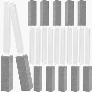 12 Pack Pumice Stone Toilet Bowl Cleaner with Extra Long Handle, Pumice Stone for Toilet Cleaning Toilet Stain Remover Heavy Duty Pumice Toilet Scrubber Brush Removes Hard Water Stains Limescale 12 Pack Pumice Stone Toilet Bowl Cleaner with Extra Long Handle, Pumice Stone for Toilet Cleaning Toilet Stain Remover Heavy Duty Pumice Toilet Scrubber Brush Removes Hard Water Stains Limescale