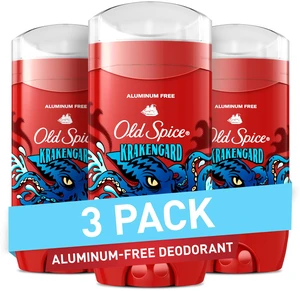Deodorant for Men, Aluminum Free, Krakengard, 3.0 oz Pack of 3 | Deep Ocean Notes | 24/7 Clear Odor Protection | Helps Fight Odors | 24/7 Freshness & Long-Lasting Scent | Wild Collection