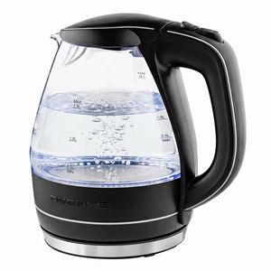 1.5L Glass Electric Kettle Water Boiler, Black KG83B | Fast Boiling, Borosilicate Glass, BPA-Free, Blue LED, Auto Shut-Off, Boil-Dry Protection, Removable Filter, 360° Base, 1100W 1.5L Glass Electric Kettle Water Boiler, Black KG83B | Fast Boiling, Borosilicate Glass, BPA-Free, Blue LED, Auto Shut-Off, Boil-Dry Protection, Removable Filter, 360° Base, 1100W