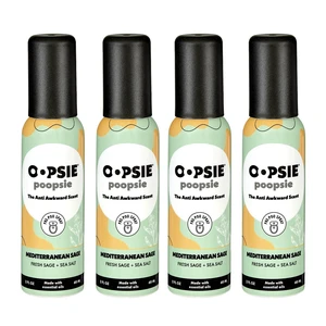 Toilet Spray Before & After You Go Bathroom Odor Eliminator & Neutralizer Spray, Travel Size with Essential Oils, TSA Approved Mediterranean Sage 4 Pack 2 Oz. Toilet Spray Before & After You Go Bathroom Odor Eliminator & Neutralizer Spray, Travel Size with Essential Oils, TSA Approved Mediterranean Sage 4 Pack 2 Oz.