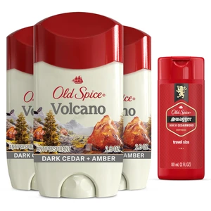 Deodorant & Body Wash for Men Volcano/Swagger, 3.0 oz Pack of 3 | Antiperspirant (3.0 oz 3-Pack) & Travel Size Body Wash (0.5 fl oz) | 24/7 Sweat & Odor Protection | 24/7 Shower Fresh Deodorant & Body Wash for Men Volcano/Swagger, 3.0 oz Pack of 3 | Antiperspirant (3.0 oz 3-Pack) & Travel Size Body Wash (0.5 fl oz) | 24/7 Sweat & Odor Protection | 24/7 Shower Fresh