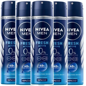 Men Fresh Active Deodorant Spray 6 x 150 ml Pack of 6