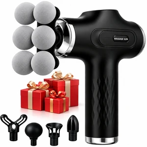 Massage Gun with Wide-Coverage Head, Compact Yet Powerful Deep Tissue Massage Gun & Portable Massager Gun for Home and Travel Massage Gun with Wide-Coverage Head, Compact Yet Powerful Deep Tissue Massage Gun & Portable Massager Gun for Home and Travel