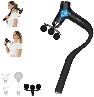 Deep Tissue Massage Gun - 12-Speed, Detachable Handle | Percussion Massager, AI-Powered Intensity Adjustment, 4 Massage Heads, Detachable Handle, For Back And Leg Pain Relief Deep Tissue Massage Gun - 12-Speed, Detachable Handle | Percussion Massager, AI-Powered Intensity Adjustment, 4 Massage Heads, Detachable Handle, For Back And Leg Pain Relief